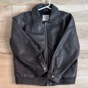 Hollister Leather Jacket